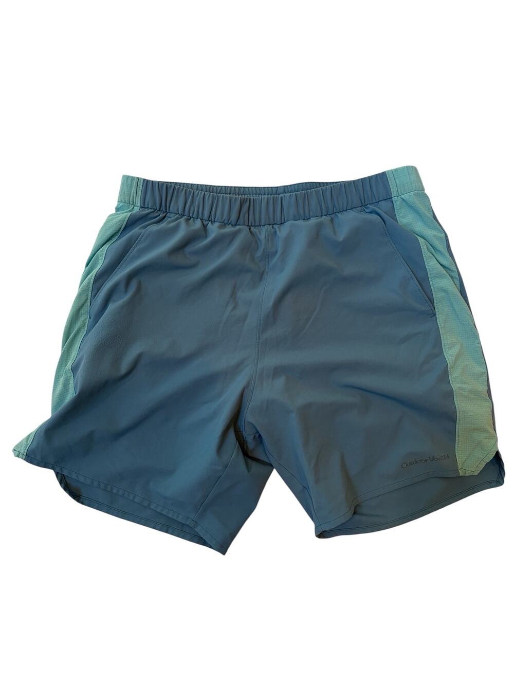Outdoor Voices Athletic Shorts – Teal/Blue – Size M – Built-In Liner